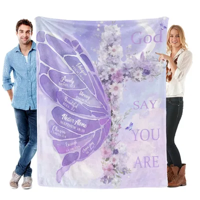 God Say Blanket: Butterfly Wing Verses for Faith
