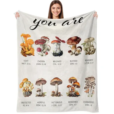Mushroom Bible Verse Blanket: Ten Mushrooms, Ten Promises