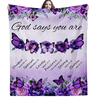 Christian for Women Blanket: God Says You Are Blanket