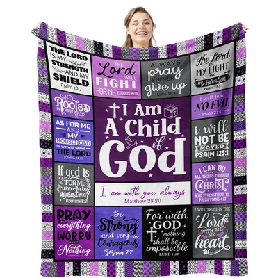 The Lord Blanket: Bible Verse Throw for Faith