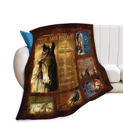God Says You Are Horse Blanket: Faith and Equine Art Design