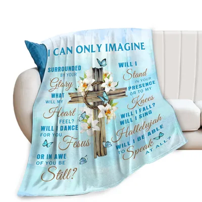 I Can Only Imagine Cross Blanket