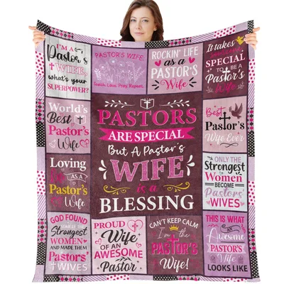 Pastors Wife Blessing Quotes Blanket Celebrating Special Women