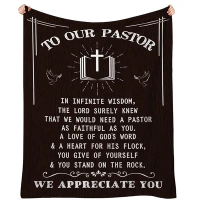 To Our Pastor Appreciation Blanket - Faithful Heart Design