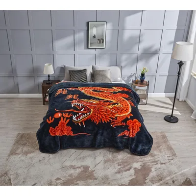 Chinese Dragon Blanket: Fierce Asian Style Art for Fantasy Lovers