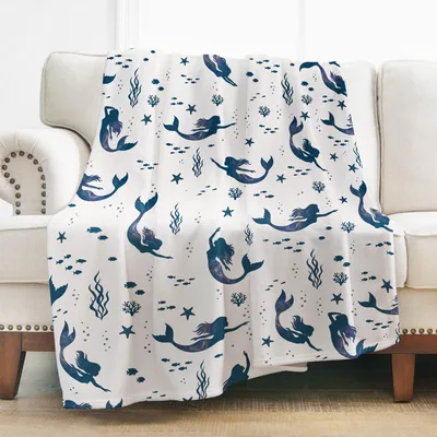 Mermaids and Sea Life Blanket