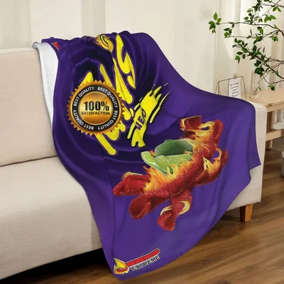Fire Phoenix Dragon Design Blanket: Extreme Flavor Fantasy Art