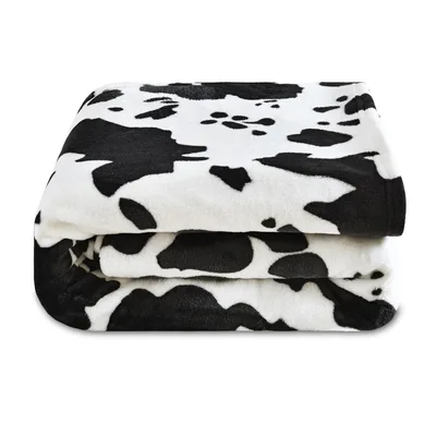Cow Spots Cuddle Blanket for Farm Lovers and Cow Print Fans
