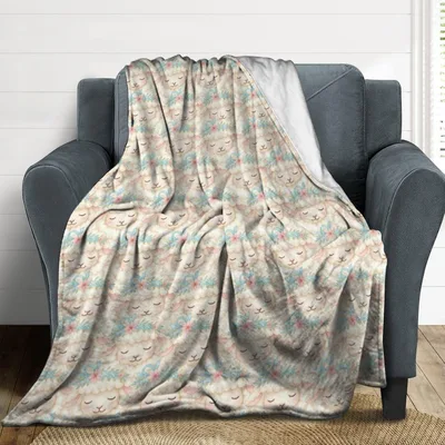 Sheep Pattern Blanket: Cute Sleeping Sheep Design for Cozy Days