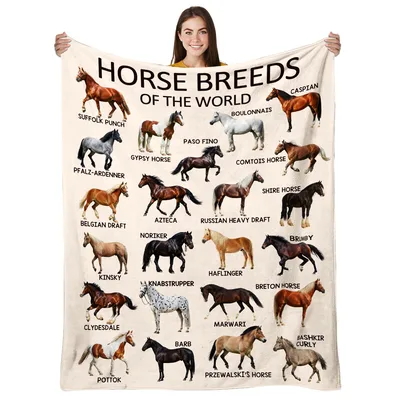 Horse Breeds Chart Blanket: A Global Equine Guide for Enthusiasts