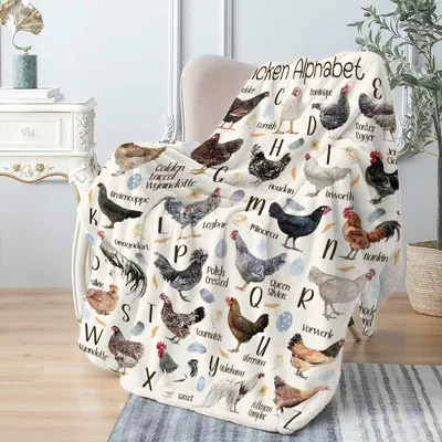 Chicken Breeds Alphabet Blanket: A Fowl-Filled Guide to Poultry