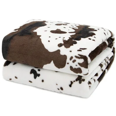 Brown Cow Spots Pattern Blanket No. 2