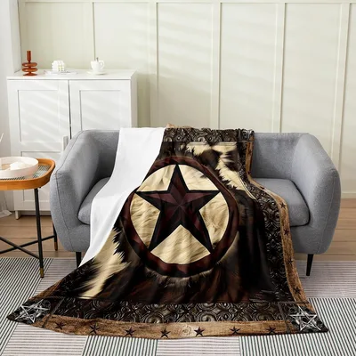 Western Star Medallion Pattern Blanket