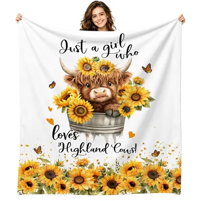 Just a Girl Who Loves Highland Blanket