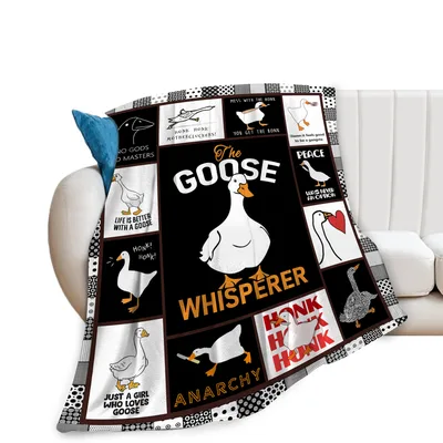 Goose Whisperer Honk Honk Blanket for Goose Lovers