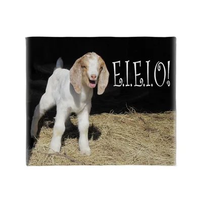 Baby Goat E Blanket: E.I.E.I.O! Farm Animal Design
