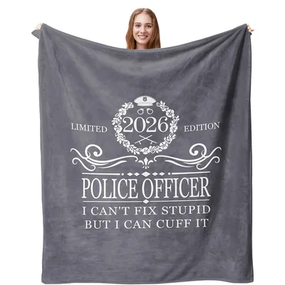 Police Officer Blanket: Limited Edition 2026 Design