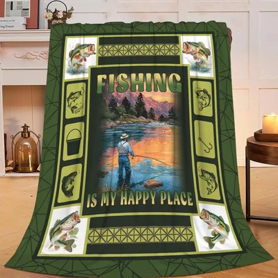 Fishing Is My Happy Blanket: A Cozy Retreat for Anglers