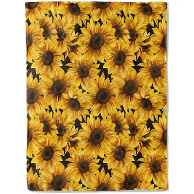 Sunflowers Pattern Blanket: A Vibrant Floral Design for Cozy Days