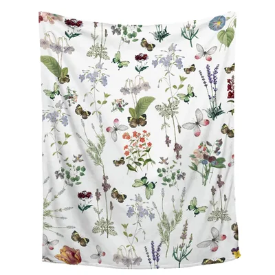 Wildflowers and Butterflies Pattern Blanket