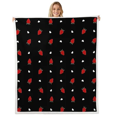 Strawberry Pattern Blanket No. 2 – Strawberry Pattern Blanket No.