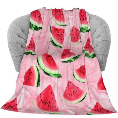 Watermelon Slice Pattern Blanket: Sweet Fruit Print for Cozy Days