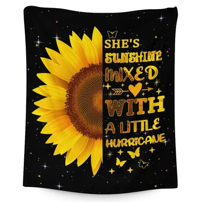 Sunshine Mixed with a Little Hurricane Blanket