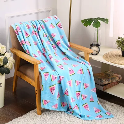 Watermelon Print Blanket: Sliced Fruit Pattern for Summer Lovers