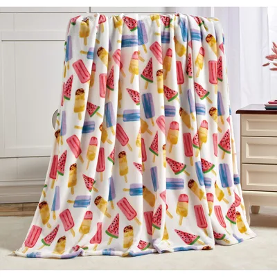 Ice Cream and Popsicles Blanket: Sweet Summer Treats Pattern