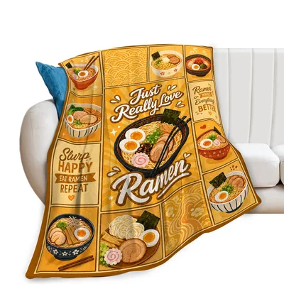 Just Really Love Ramen Blanket: A Noodle Lover's Cozy Tribute