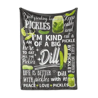 I'm Kind Blanket: A Big Dill Pickle Lover Design