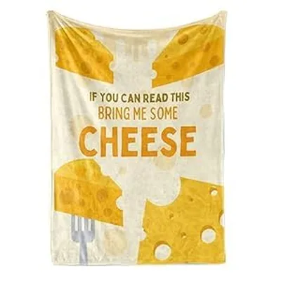Bring Me Some Cheese Blanket: A Funny Foodie Design