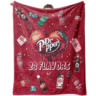 Twenty Three Flavors Soda Blanket: Heart Design