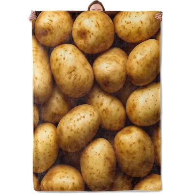 Potatoes Close Up Pattern Blanket