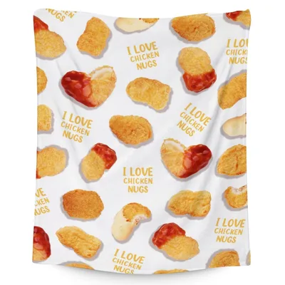 I Love Chicken Nuggets Blanket: A Fun Pattern for Foodies