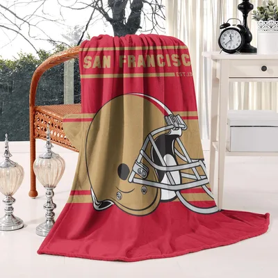 Football Helmet Graphic Blanket San Francisco Style Design