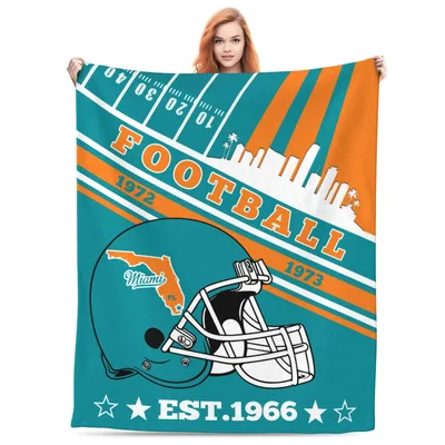 Football Helmet Est 1966 Blanket Celebrating Vintage Team Legacy