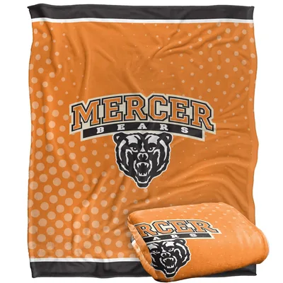 Bear Head Team Emblem Blanket for Mercer Bears Fans
