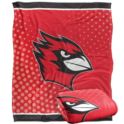 Cardinal Bird Head Logo Blanket: Fierce Red Mascot Design