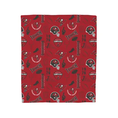 Helmet and Football Pattern Blanket