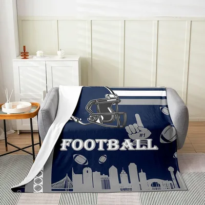 Football Helmet and City Blanket: Football Design for Fans