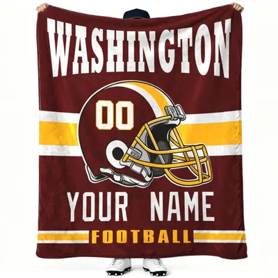 Football Helmet Team Design Blanket No. 2