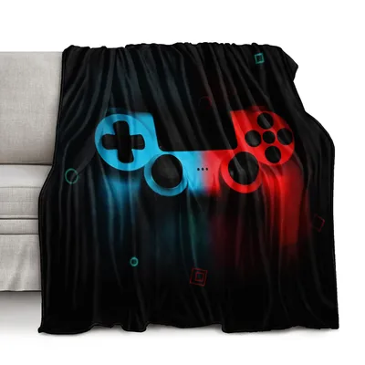 Gaming Controller Gamer Blanket for Video Game Lovers