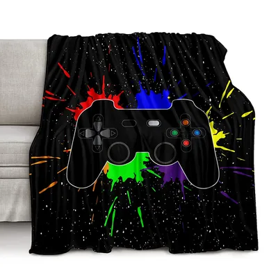 Gaming Controller Video Game Blanket for Gamers