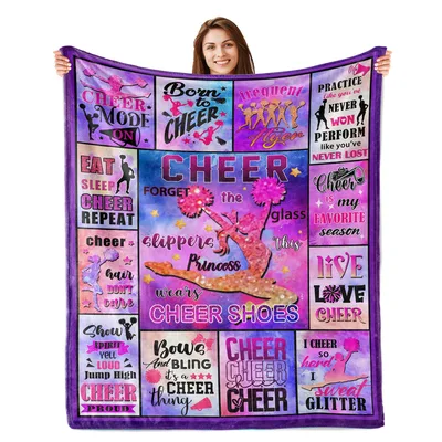 Cheer Princess Cheerleader Blanket