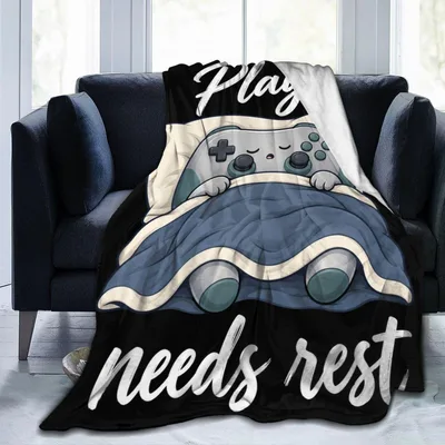Gamer Controller Sleeping Blanket for Resting Players