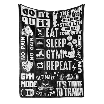 Gym Motivation Workout Blanket for the Ultimate Deadlifter