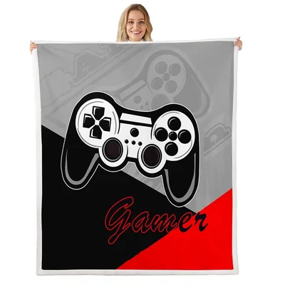 Gamer Gamepad Controller Blanket