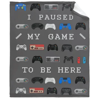 I Paused My Game Blanket: Retro Controller Design for Gamers