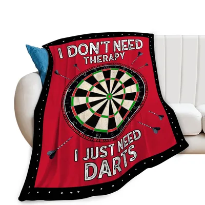 I Don't Need Therapy I Just Need Darts Blanket for Dart Lovers
